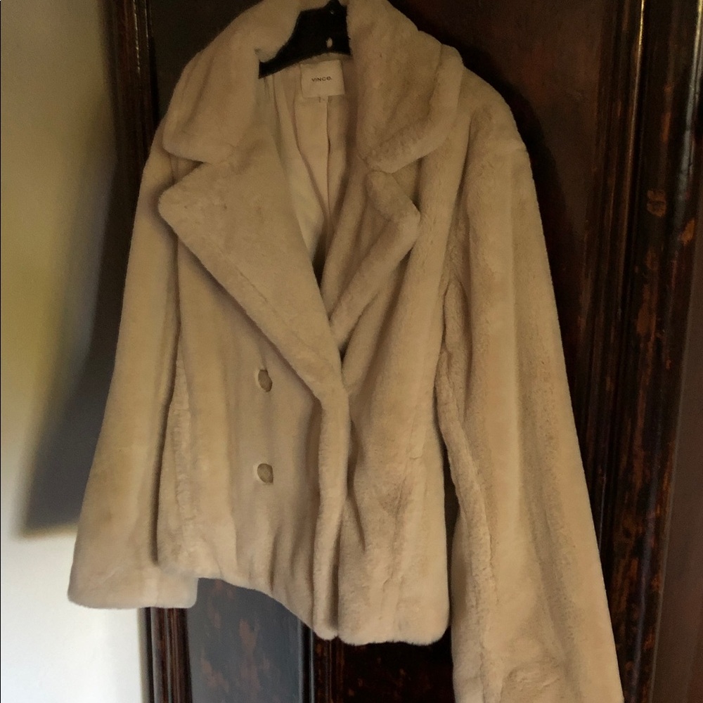 NWOT - Vince Faux Fur Jacket for Women - Picture 9 of 9